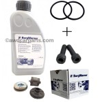 Filtr + Olej 2 generacji (02D598574 + G055175A2 / G060175A2) Audi VW VAG + Oringi i śruby do pompy